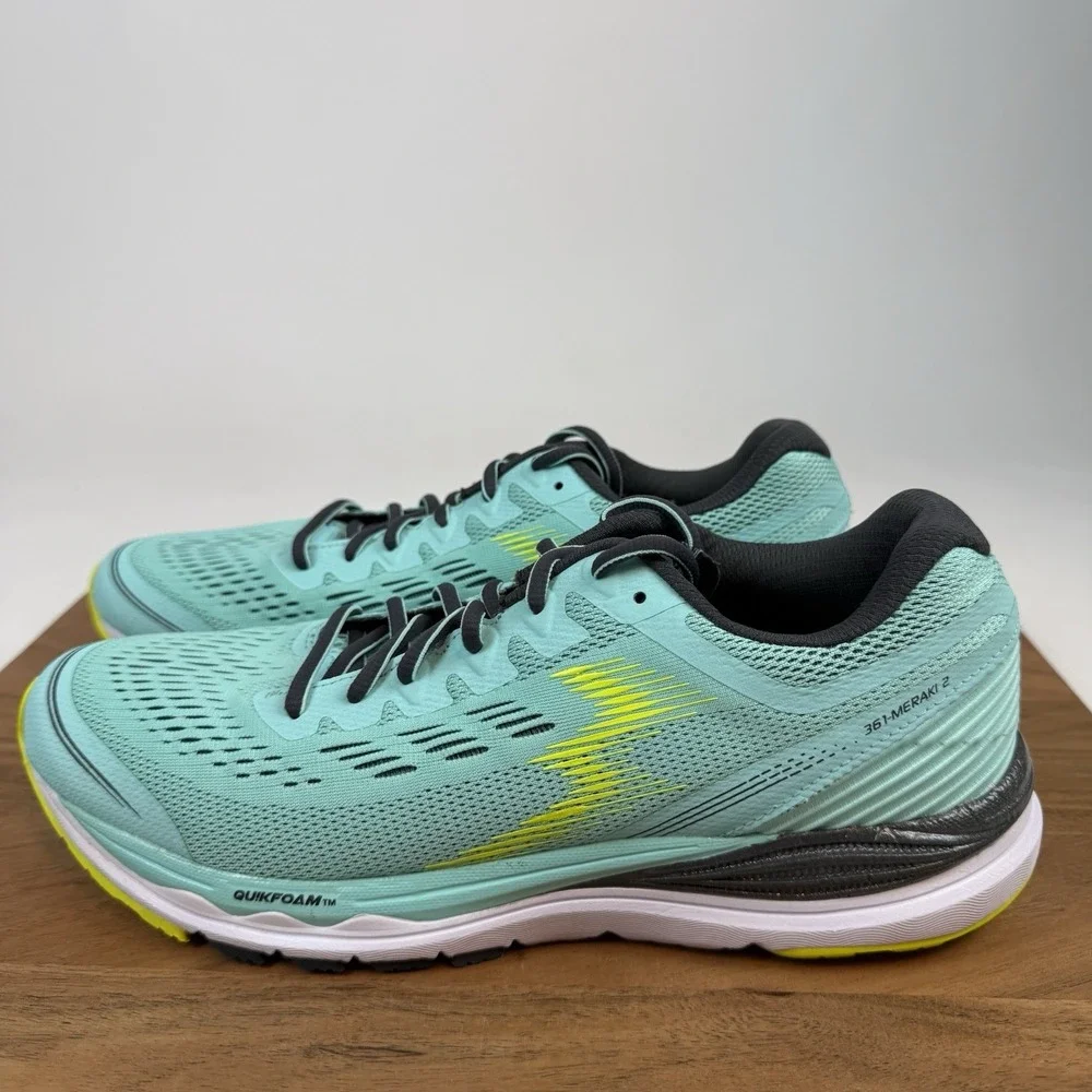 New NIB Womens 361 Degrees Meraki 2 Blue Athletic Running Sneakers Size 11 M‎
